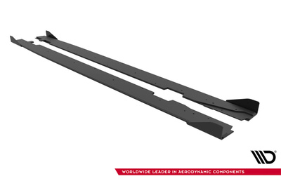 Dokładki progów Street Pro + Flaps Audi A5 Sportback F5 Facelift