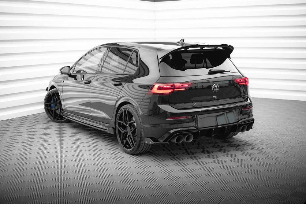 Splittery Tylne Boczne V.6 + Flaps Volkswagen Golf R Hatchback Mk8