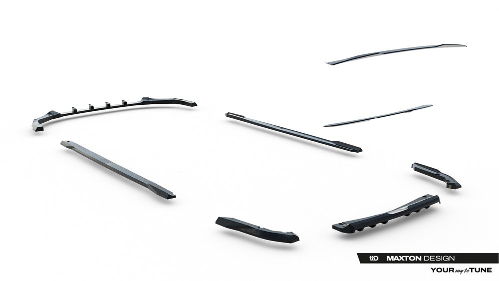 Zestaw Splitterów Subaru WRX STI Mk2