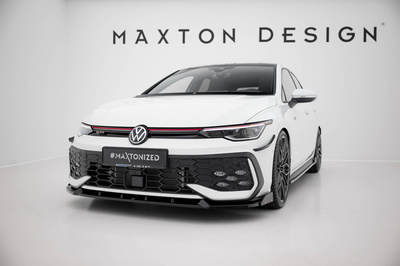 Splitter Przedni V.2 + Flaps Volkswagen Golf GTI / GTE / R-Line Mk8 Facelift