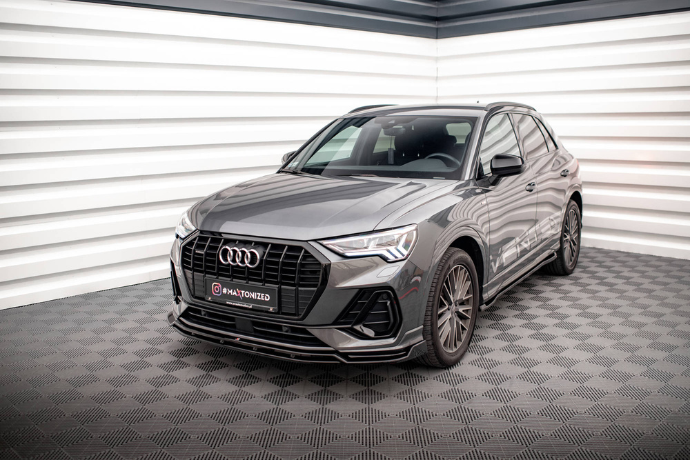 Splitter Przedni V.2 Audi Q3 S-Line SUV F3
