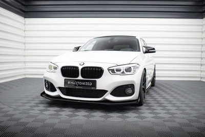 Splitter Przedni Street Pro V.3 + Flaps BMW 1 F20 M-Pack Facelift / M140i