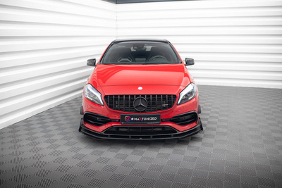 Splitter Przedni Street Pro + Flaps Mercedes-Benz A 45 AMG Aero W176 Facelift