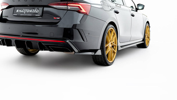 Splittery Tylne Boczne V.8 Skoda Octavia RS Liftback / Combi Mk4 Facelift