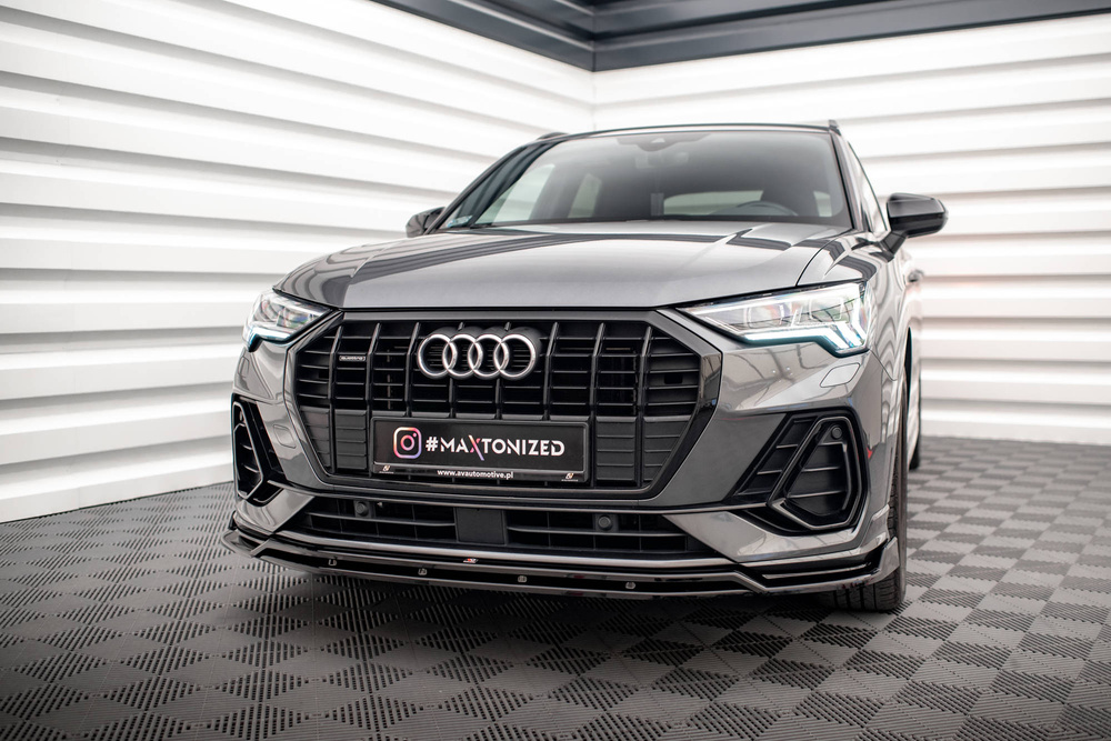Splitter Przedni V.4 Audi Q3 Sportback / SUV S-Line F3