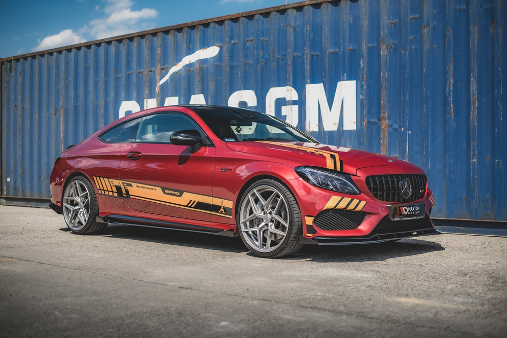 Dokładki progów Street Pro+ Flapsy Mercedes-AMG C43 / AMG-Line Coupe C205