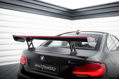 Karbonowy Spoiler Z Wewnętrznymi Wspornikami + LED BMW M2 F87 / 2 / 2 M-Pack F22