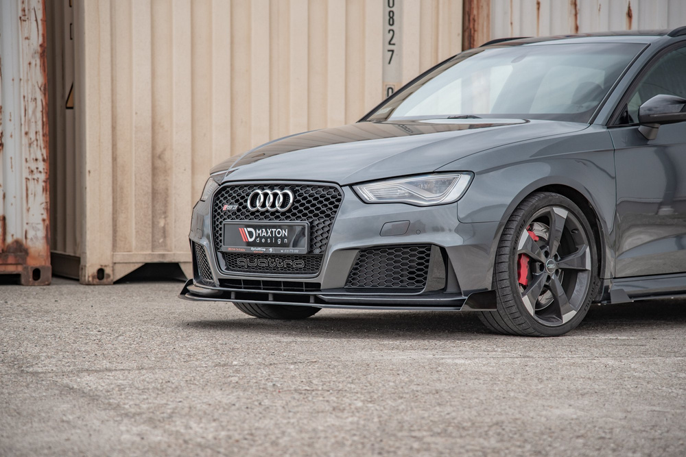 Splitter Przedni Street Pro + Flaps Audi RS3 8V Sportback