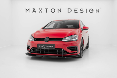 Hybrydowy Splitter Przedni Racing VW Golf 7 R / R-Line Facelift