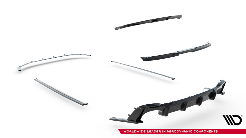 Karbonowy Zestaw Splitterów Prepreg Audi RS6 C8 / C8 Facelift