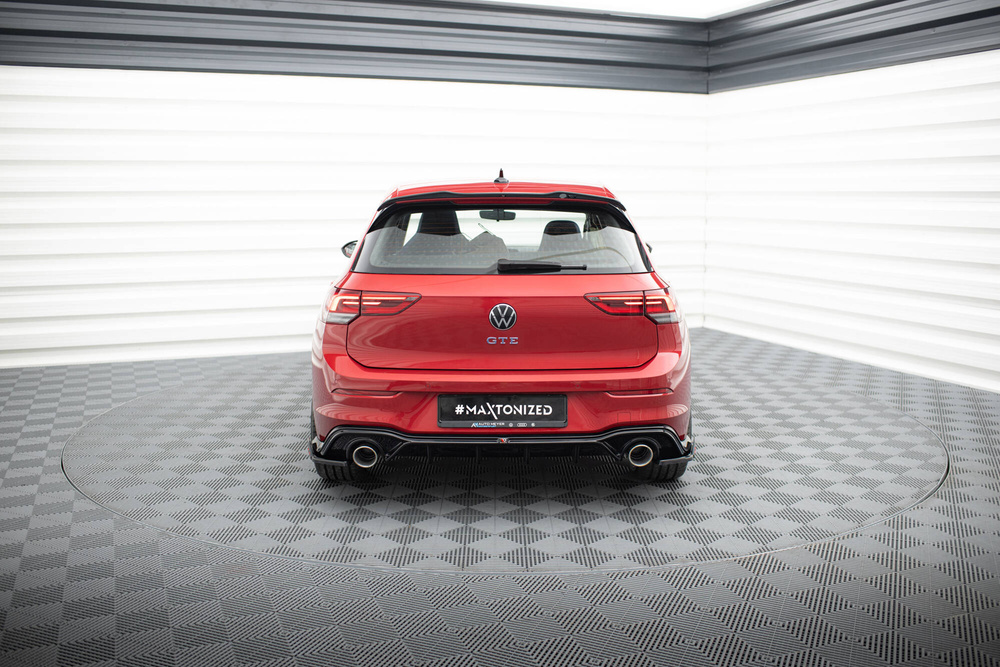 Dokładka Tylna + Atrapa Wydechu Volkswagen Golf GTE / R-Line Mk8 / Mk8 Facelift