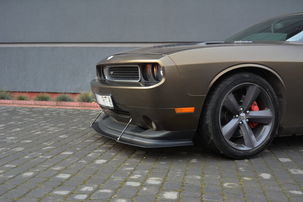 SPLITTER PRZEDNI HYBRYDOWY V.1 DODGE CHALLENGER MK3. PHASE-I SRT8 COUPE
