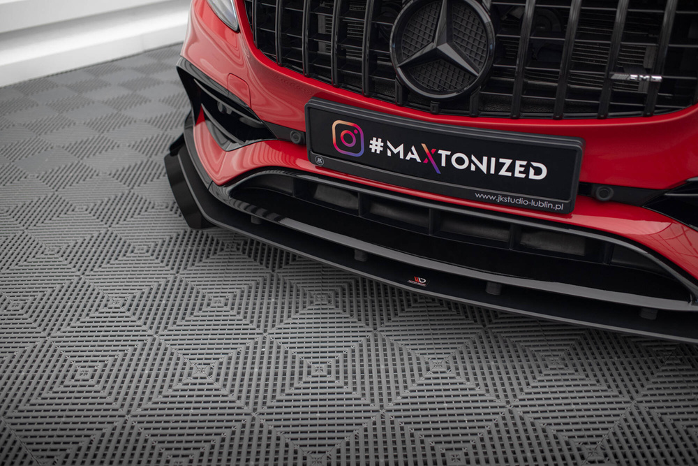 Splitter Przedni Street Pro + Flaps Mercedes-Benz A 45 AMG Aero W176 Facelift
