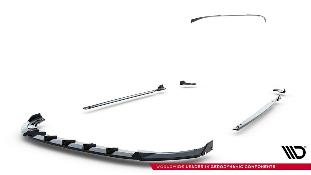 Zestaw Splitterów V.3 Volkswagen Golf R Hatchback Mk8 Facelift