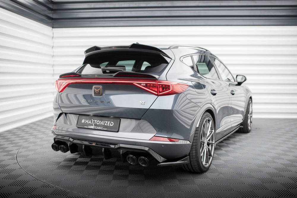 Dokładka Tylna V.3 + Końcówki Wydechu Cupra Formentor VZ Mk1 / Mk1 Facelift