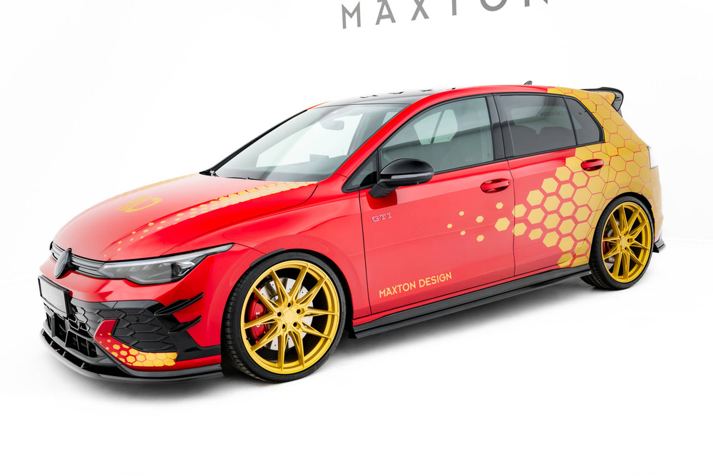Dokładki Progów V.2 Volkswagen Golf GTI Clubsport Mk8 Facelift