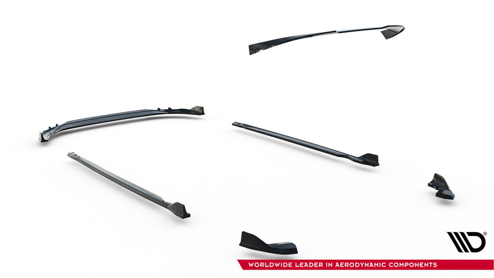 Zestaw Splitterów V.1 Volkswagen Golf R Hatchback Mk8 Facelift