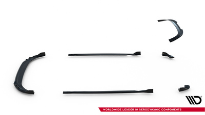 Zestaw Splitterów V.1 Volkswagen Golf R Hatchback Mk8 Facelift