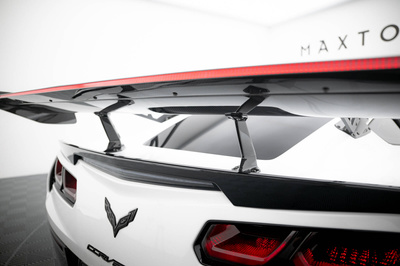 Karbonowy Spoiler Z Górnymi Mocowaniami + LED Chevrolet Corvette Stingray / Grand Sport C7