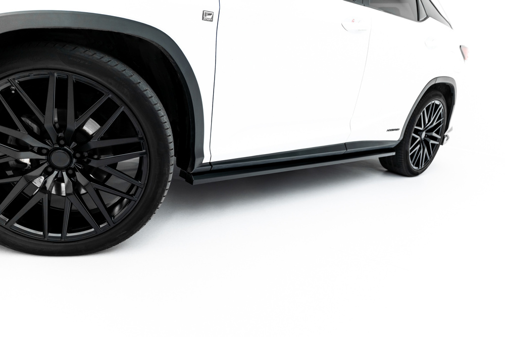 Dokładki Progów Lexus RX F-Sport Mk4 Facelift (wersja bez fabrycznych stopni progowych)