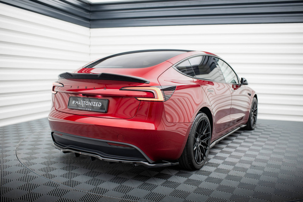 Splitter Tylny (Z Dyfuzorem) V.2 Tesla Model 3 Project Highland(Facelift)