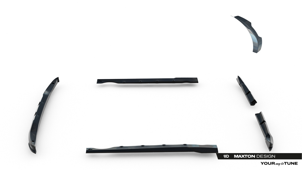 Zestaw Splitterów Brabus Smart Fortwo C451 Facelift