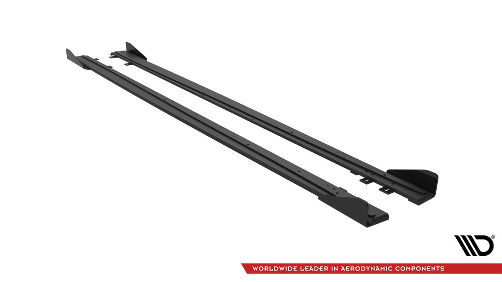 Dokładki progów Street Pro + Flaps BMW 4 Coupe / Gran Coupe / Cabrio M-Pack F32 / F36 / F33 