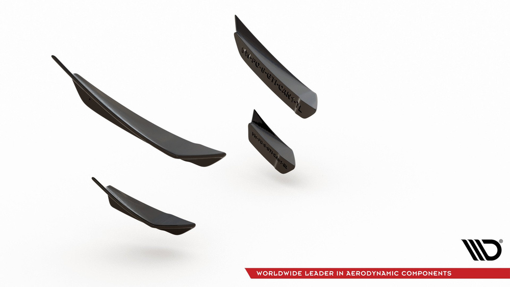Canards(owiewki przedniego zderzaka) Volkswagen Polo GTI Mk6