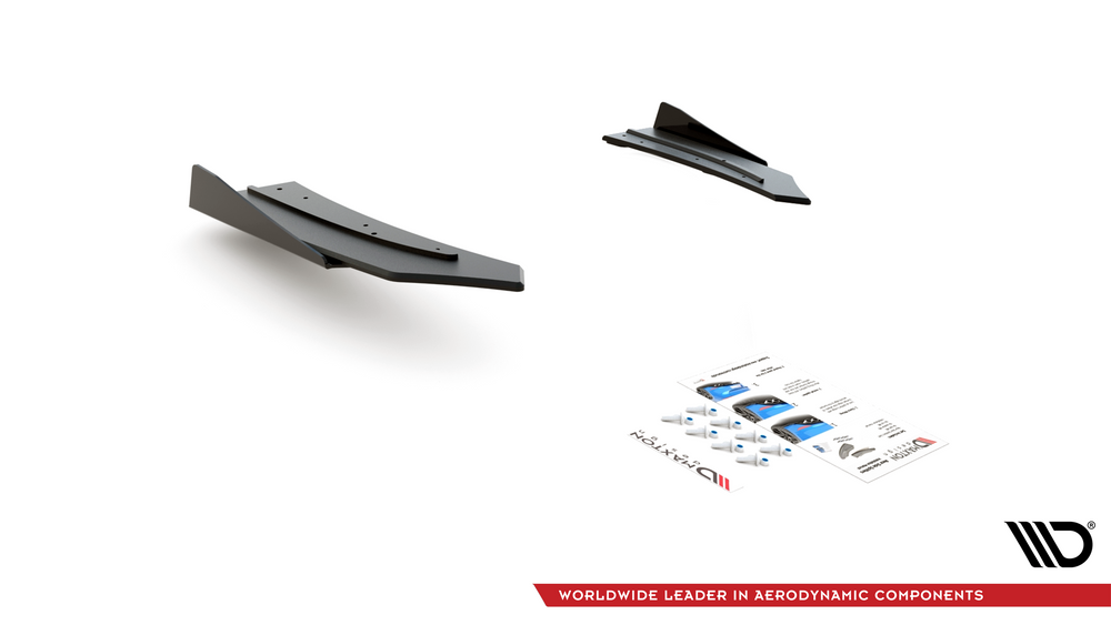 Splittery Tylne Boczne Street Pro + Flaps Mercedes-AMG C43 Coupe C205