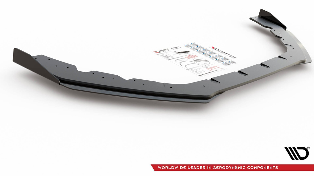 Splitter Przedni Street Pro + Flaps Ford Focus RS Mk3