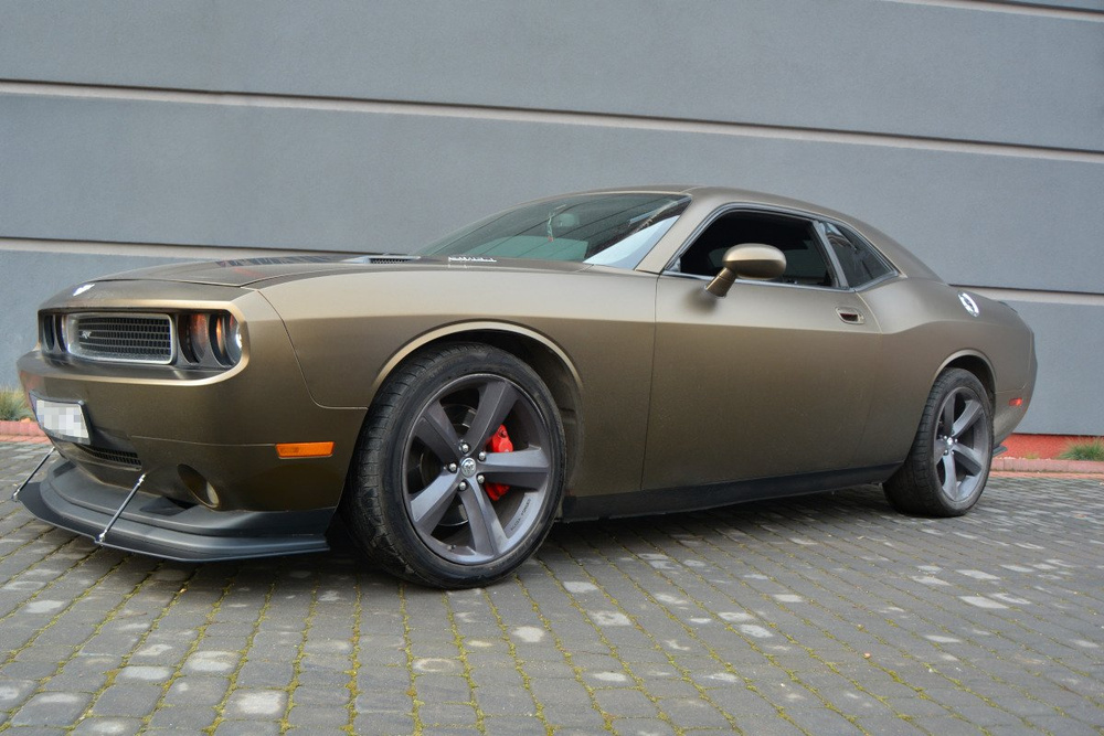 SPLITTER PRZEDNI HYBRYDOWY V.1 DODGE CHALLENGER MK3. PHASE-I SRT8 COUPE