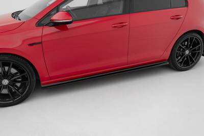 Dokładki Progów V.4 Volkswagen Golf R / R-Line Mk7 Facelift