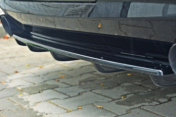 Splitter Tylny BMW 5 M-Pack Sedan/Touring F10/F11  (2 podwójne końcówki wydechu)