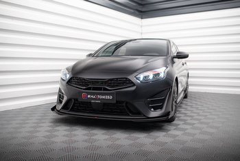 Splitter Przedni Street Pro + Flaps Kia Proceed GT Mk3 Facelift / Ceed GT / GT - Line Mk1 Facelift