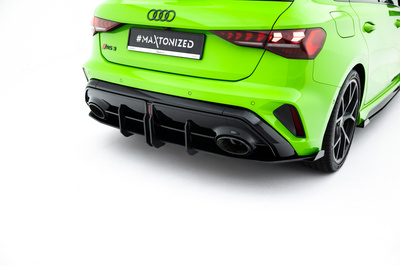 Dyfuzor Tylny Street Pro + Flaps Audi RS3 Sportback 8Y Facelift