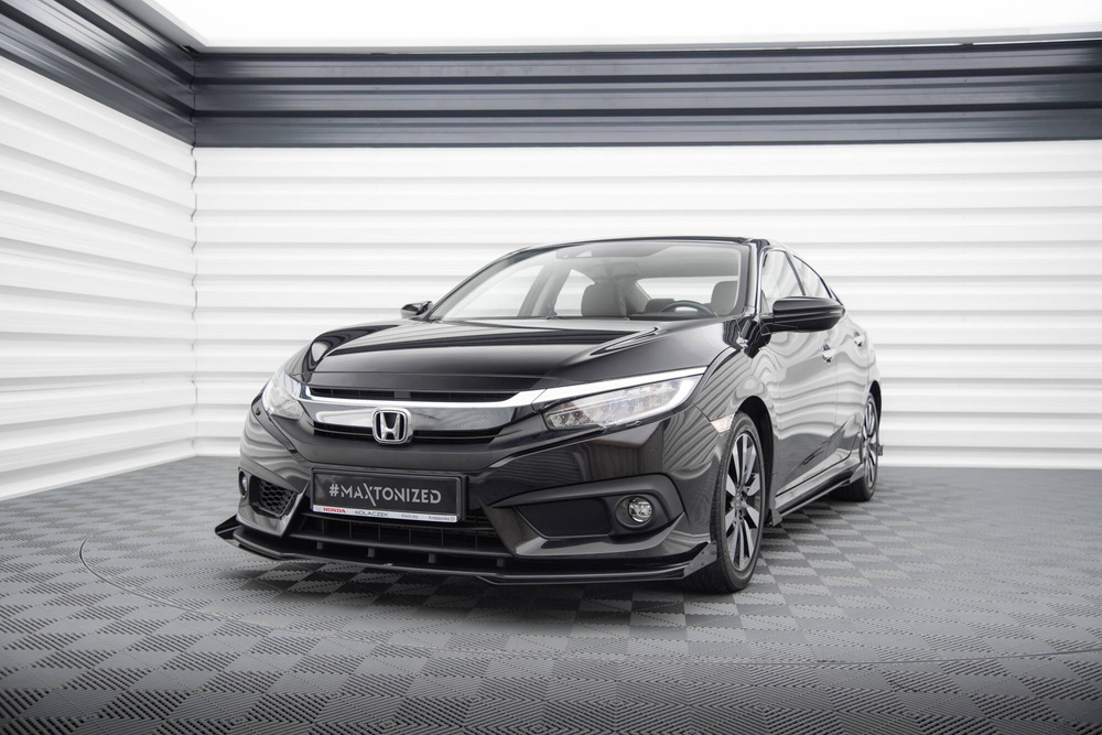 Splitter Przedni Street Pro + Flaps Honda Civic Sedan Mk10