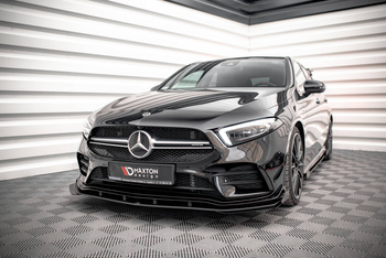 Splitter Przedni Street Pro + Flaps Mercedes A35 AMG / AMG-Line Aero Pack W177