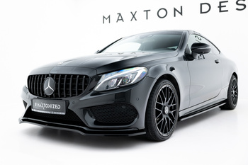SPLITTER PRZEDNI V.1 MERCEDES- BENZ C-CLASS W205 COUPE AMG-LINE