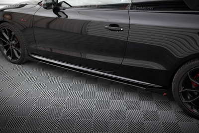 Dokładki progów Street Pro + Flaps Audi A5 / A5 S-Line / S5 Coupe / Cabrio 8T / 8T Facelift
