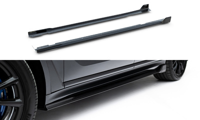 Karbonowe Splittery Boczne Prepreg BMW X7 M-Pack G07 Facelift