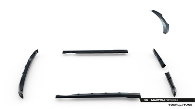 Zestaw Splitterów Brabus Smart Fortwo C451 Facelift