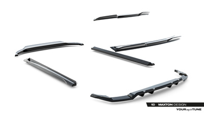 Zestaw Splitterów  Audi SQ8 / Q8 S-Line Mk1 Facelift