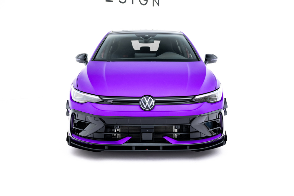 Splitter Przedni Street Pro + Flaps Volkswagen Golf R Mk8 Facelift