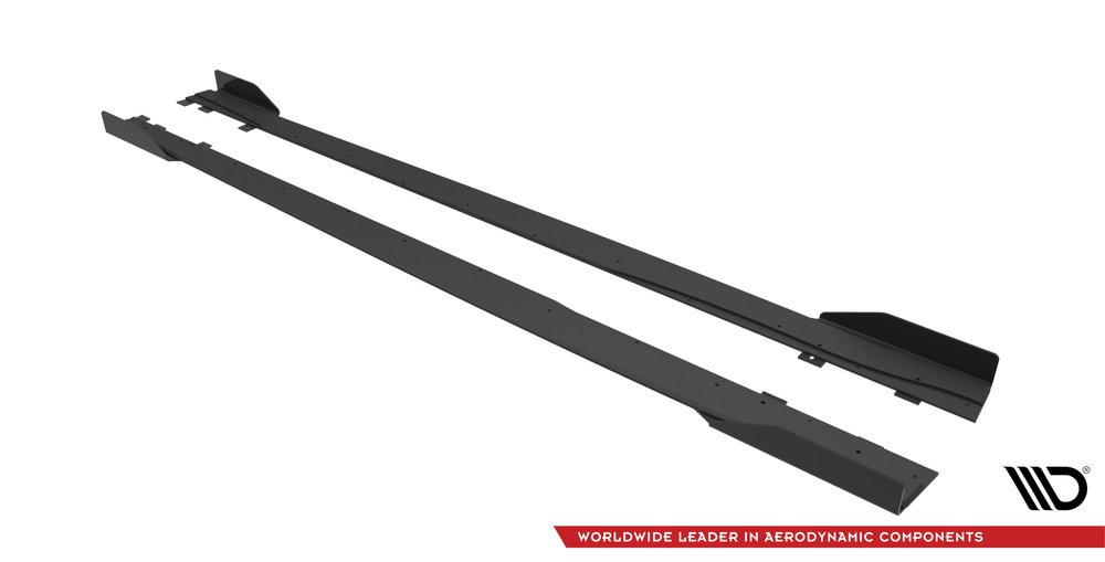 Dokładki progów Street Pro + Flaps Mercedes A35 AMG / AMG-Line Aero Pack W177 
