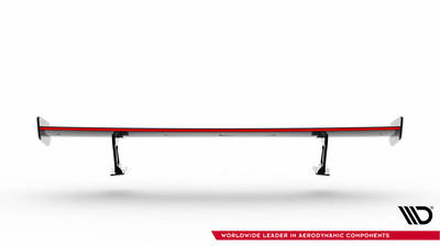 Karbonowy Spoiler Z Zewnętrznymi Wspornikami V.1+ LED Audi A5 / A5 S-Line / S5 / RS5 Coupe F5 / F5 Facelift