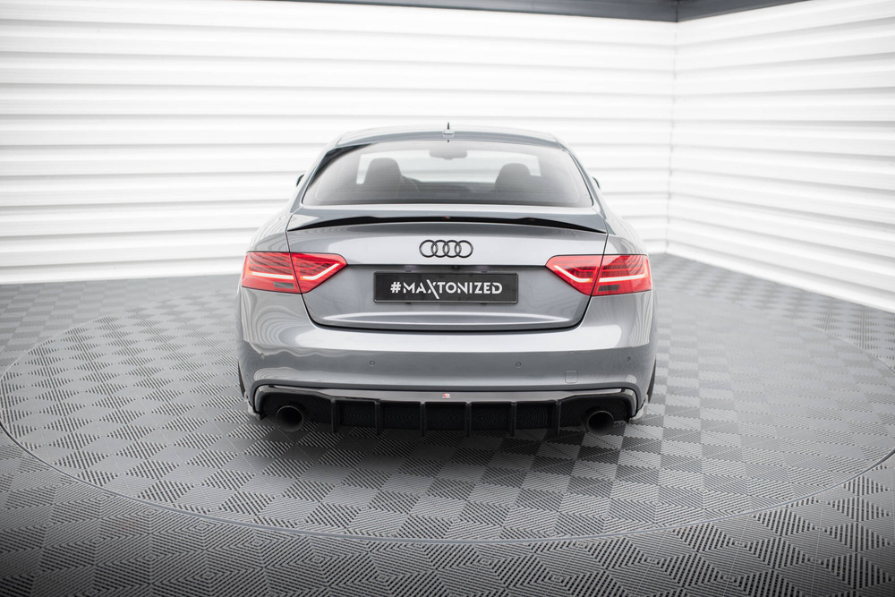 Dokładka Tylna Audi S5 / A5 S-Line 8T Facelift (Wersja z pojedynczymi wydechami z dwóch stron)