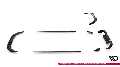 Zestaw Splitterów V.5 Volkswagen Golf R Hatchback Mk8 Facelift