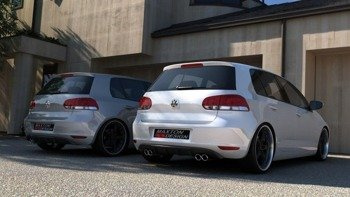 Dyfuzor Tylny VW Golf 6 z  2 otworami na wydech