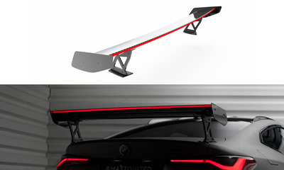 Karbonowy Spoiler Z Zewnętrznymi Wspornikami + LED BMW M4 G82 / G82 Facelift / M440i / 4 M-Pack G22 / G22 Facelift