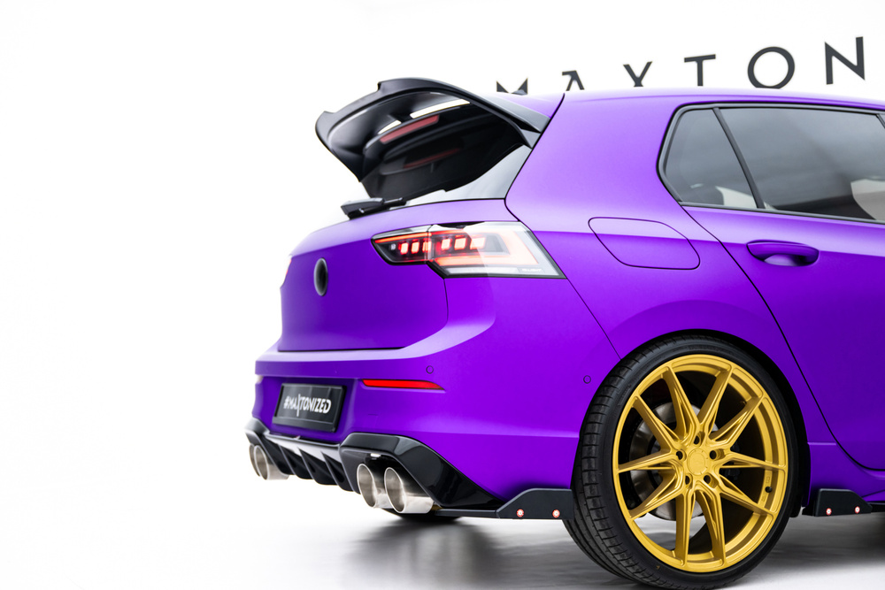 Splittery Tylne Boczne V.5 + Flaps Volkswagen Golf R Hatchback Mk8 Facelift